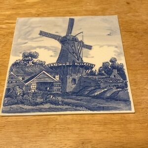 Blauw Delfts hand painted tile Holland